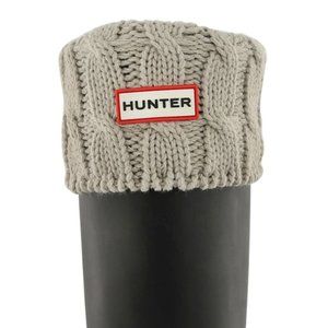 Hunter 6 Stitch Cable Knitted Cuff Tall Boot Sock